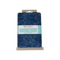 Waverly Inspirations, 100% Cotton, 44 Inch Wide, Sewing & Crafting, Navy Batik, 1 Yard Cut Prints