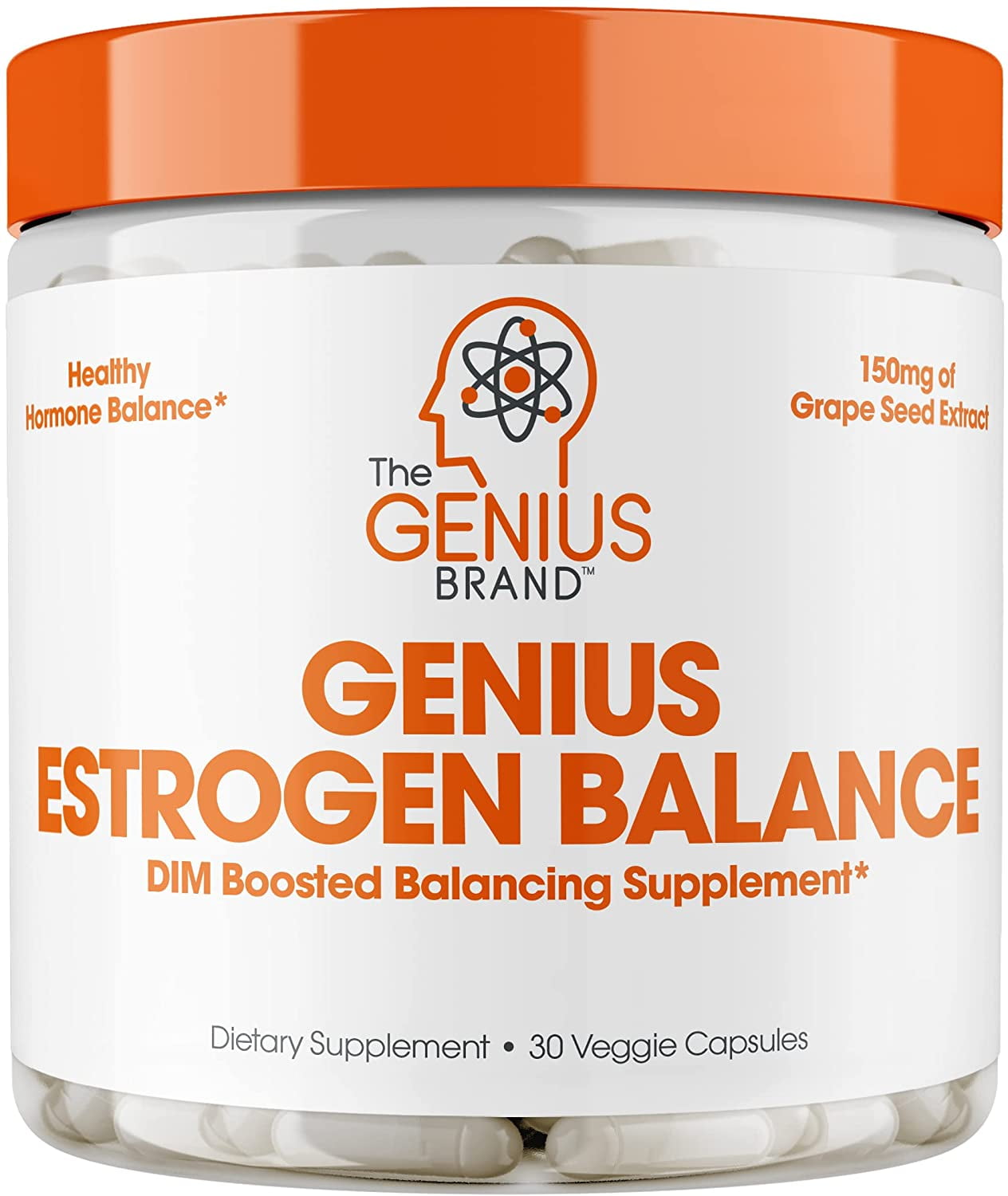 Estrogen Blocker Hormone Balance, Cortisol Manager & Thyroid Support Supplement- Genius Brand