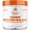 Genius Estrogen Balance – DIM Supplement w/Grape Seed Extract, Dual Estrogen Blocker for Men & Hormone Balance for Women – Aromatase Inhibitor – Cortisol Manager & Thyroid Support, 30 Veggie Pills