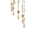thumbnail image 4 of DecMode 28" Gold Metal Sun Windchime with Glass Beads and Cone Bells, 4 of 7