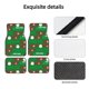 thumbnail image 4 of Fotbe Cute Santa Juego de 4 Tapetes para Auto con Estampado – Alfombrillas de Goma Reforzada, Diseño Antideslizante, Protección para Todo el Año – Vehículos, Autos, Camionetas y SUVs, 4 of 7