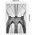 thumbnail image 2 of Americanflat 20x30 Poster Frame in White - Composite Wood with Polished Plexiglass - Horizontal and Vertical Formats for Wall with Included Hanging Hardware, 2 of 3