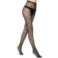 thumbnail image 4 of Lilgiuy Fishnet Stockings for Women Fishnets Thigh High Waist Pantyhose Stockings Black Fishnets, 4 of 5