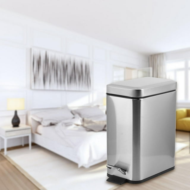 Dustbin, To Dirt Trash Can With Mute Cover For Kitchen For Hotel