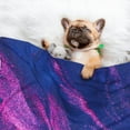 thumbnail image 3 of Rocae Neon Gradient Blue for Pet Blanket Dog Blanket Cat Blanket Soft Sleep for Small Medium Pet-Large, 3 of 8