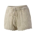 thumbnail image 6 of Womens Swim Cover Up Knitted Cover Up Shorts Beach Swimsuit Bottom Womens Bathing Suit Coverups, 6 of 9