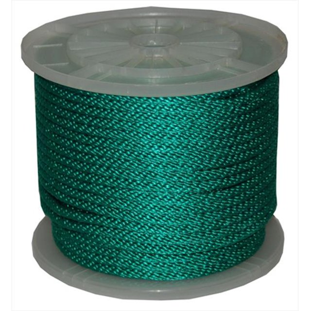 T.W. Evans Cordage 98332 .375 Po x 300 Pi Corde de Derby en Multifilament de Propylène Tressé Solide Vert
