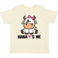 thumbnail image 3 of Inktastic Nana Loves Me Girl Cow Girls Toddler T-Shirt, 3 of 5