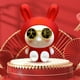 thumbnail image 4 of Qarigey LLavero de conejo esmerilado, llavero delicado rojo acrílico, colgante moderno hecho a mano, accesorios, buena suerte, regalos de Año Nuevo Ropa, zapatos y accesorios Miscelánea Tipo 3 17CM Qarigey AP014290-03, 4 of 6