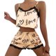 thumbnail image 1 of Camisón corto con estampado de corazón para mujer, ropa de dormir de satén sin mangas, Sexy, tirantes finos, Verano, 1 of 4