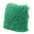 thumbnail image 6 of A&B Home Magnolian Lamb Fur Pillow with Feather Fill - 16" x 16" - Green, 6 of 6