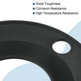thumbnail image 4 of Uxcell 2.5" DN50 Pipe 4 Bolt Hole Full Face Rubber Flange Gasket Black 10 Count, 4 of 5