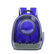 Cat Carrier Backpack - Space Capsule Pet Carrier for Small to Medium Cats & Dogs Airline-Approved, Ventilated & Comfortable for Travel, Hiking, Walking & Camping pro dark blue