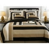 Hometrends Black & Tan Wave Box Sham, 1 Each