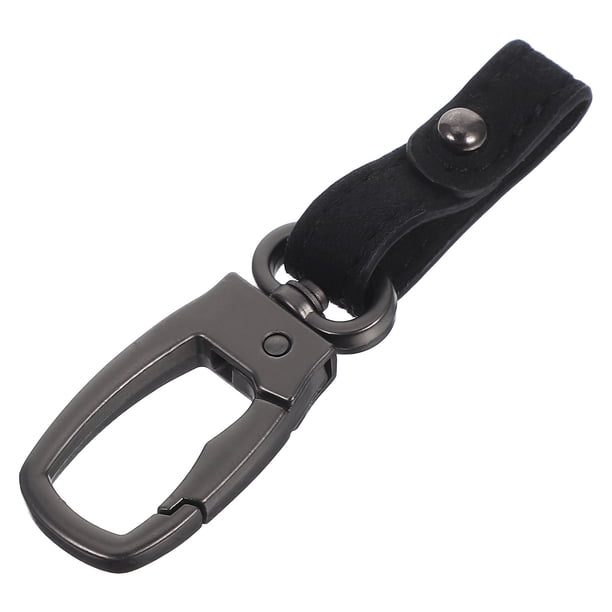 BESTYASH Llaveros Metálico Negro Para Cinturón Con Clip Para Llaves Y Objetos Personales
