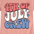 thumbnail image 3 of Instant Message - Fourth Of July Crew - Toddler & Youth Girls Short Sleeve Graphic T-Shirt, 3 of 7
