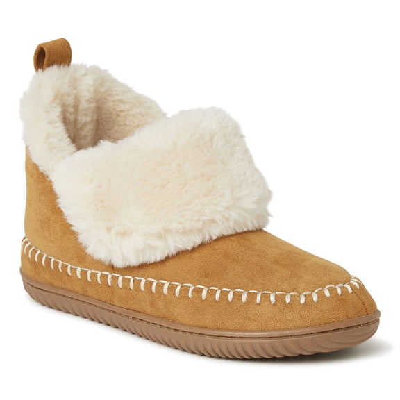 Alpine by Dearfoams Women's Moritz Bootie House Slipper