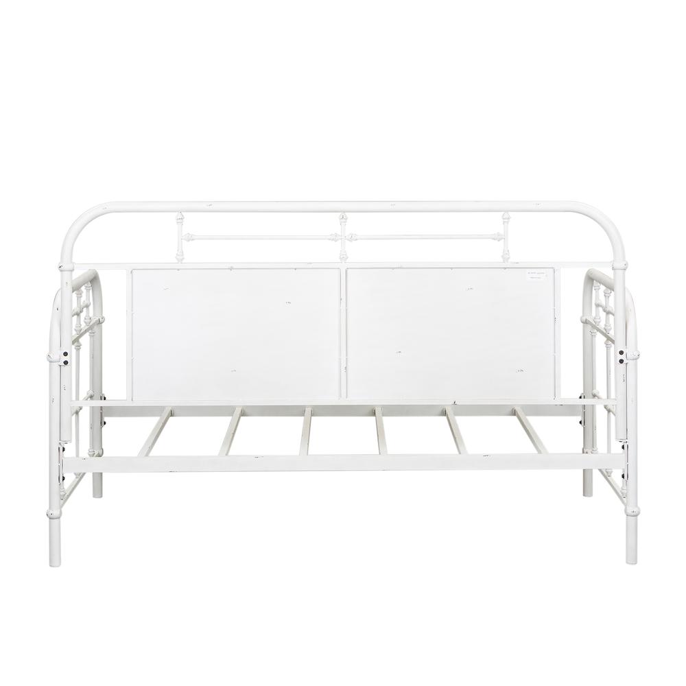Liberty Furniture Twin Metal Day Bed - Antique White, Distressed Metal Finish - image 4 of 6