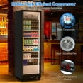 thumbnail image 3 of Adoolla 12.4 Cu.Ft. Commercial Upright Merchandiser Display Refrigerator with Adjustable Shelves & LED Lighting, 3 of 7