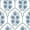 Blue, variant on Gothic Crow Floral Wallpaper, Vintage Botanical Flower Wall Decor, Peel and Stick Waterproof SelfAdhesive Vinyl for Bedroom Living Room Kitchen Cabinet Drawer 17.7 * 118 in