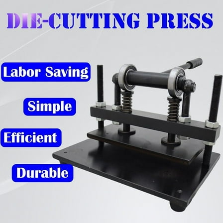PreAsion Manual Leather Cutting Machine Die Cut Embossing Machine Crafting DIY Tools Punching Labor-saving 300*150mm