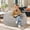 Gray-3FT, variant on MCQ 3FT Comfy Bean Bag Chair for Adults, Lounger with Removable Plush Cover, Gray