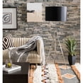 thumbnail image 3 of SAFAVIEH Averly 50" x 70" Striped Plush Throw with Fringe, 50" x 70", Grey, 3 of 3