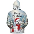 thumbnail image 2 of Merry Christmas Bichon Frise Enjoys Woofmas Winter Xmas Holiday All Over Print 3D Hoodie Unisex Merch Hoodies Bichons Dog Lovers Gifts Idea - 02022, 2 of 6