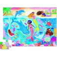 thumbnail image 3 of Crocodile Creek 36-Piece Jigsaw Floor Puzzle - Fun Floor Puzzles for Kids Ages 3-5 - Heavy-Duty Shaped Box for Storage - Mermaid Dreams - 27" W x 20" H Finished, 3 of 4