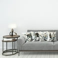 thumbnail image 2 of Ambesonne Eucalyptus Throw Pillow Cover 4 Pack, Watercolor Branch Motif, 16", Grey Teal Sand Brown, 2 of 4