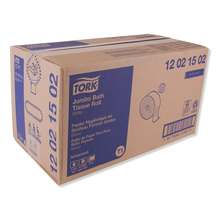 Tork Advanced Commercial Toilet Paper Rolls, Jumbo Bath Tissue