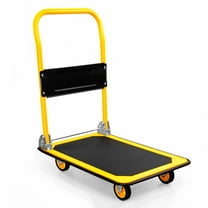 Mount-It! Push Trolley Cart with 360 Degree Caster Wheels | 330lb Weight Capacity