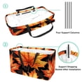 thumbnail image 4 of Maple leaves Large Foldable Oxford Cloth Shopping Bag Laundry Basket Grocery Baskets, 4 of 7