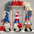 thumbnail image 5 of Outdor Figurines de Lutins Patriotiques Décorations du 4 Juillet 3 Pcs Lutins en Résine Rouges Blancs Bleus Statues de Lutins pour la Fête de l'Indépendance Jour du Souvenir Jour des Anciens Combattants, 5 of 5