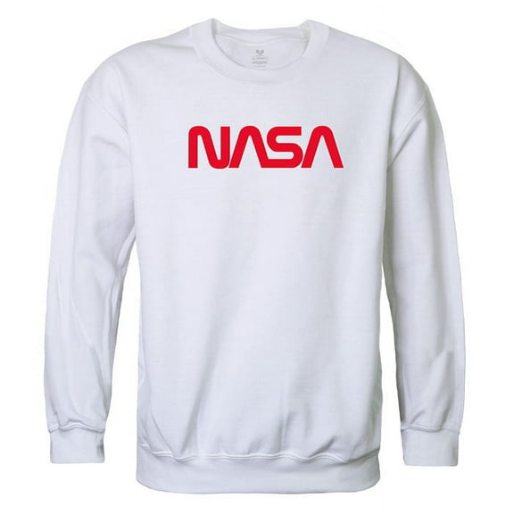 Rapid Dominance NAS2-WO-WHT-01 Worm Graphic Crewneck Sweatshirt, White - Small
