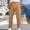 c01Brown, variant on Mens Linen Pants Casual Summer Trousers Drawstring Beach Bottoms Lightweight Slacks Straight Leg Relaxed Fit Pants Black S