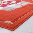 thumbnail image 5 of Allstar Orange Flowers Floral Design Modern Geometric Area Rug (3' 9" x 5' 1"), 5 of 7