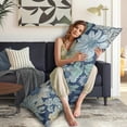thumbnail image 5 of Garden Body Pillow Cover 20x54 - Floral Bee Artwork Long Pillow Case with Zipper - Soft Breathable Maternity Pillowcase - Full Body Pillow Protector - Aesthetic Bed Pillow Cover, 5 of 5