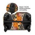 thumbnail image 4 of PAYOHTO Highly Elastic Spandex Suitcase Cover Luggage Cover Large Fits 25 to 28 Inch Colorful Psychedelic Funny Animals, 4 of 8