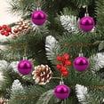 thumbnail image 3 of KCEHTA 24Pcs Christmas Ball Ornaments 1.18" Shatterproof Plastic Christmas Balls Christmas Tree Ball Ornaments Christmas Tree Hanging Decorations Indoor Home Party Decor, 3 of 7