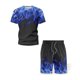 thumbnail image 1 of Men's T-shirt Suit Sports Suit Beach Shorts + T-shirt, 1 of 3