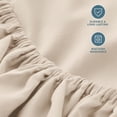 thumbnail image 7 of Bare Home 2-Pack Fitted Sheets - Premium 1800 Collection - Ultra-soft - Deep Pocket - Twin XL, Sand, 7 of 7