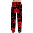 thumbnail image 5 of Satingcolo Mens Pajama Pants Halloween Funny Pajama Pants for Men with Drawstring Soft Printed Sleepwear Bottoms Sleep Lounge Pants, 5 of 7