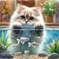 thumbnail image 1 of 5D DIY Taladro Gato Y Pez Kit Del 30x30cm, 1 of 9