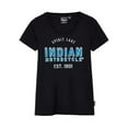 thumbnail image 4 of Indian Motorcycle Women's Ombre Blue Logo T-Shirt, Black - S - 283342302, 4 of 7
