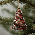 thumbnail image 2 of JeashCHAT Stacked Books Christmas Tree Ornaments Gift for Book Lovers Acrylic Stack Colorful Books Hanging Ornament Christmas Tree Decoration, 5.9", 2 of 6