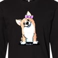 thumbnail image 4 of Inktastic Corgi Puppy Girl Long Sleeve T-Shirt, 4 of 5