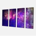 thumbnail image 2 of Clear Purple Starry Fractal Sky - Abstract Canvas Art Print, 2 of 3