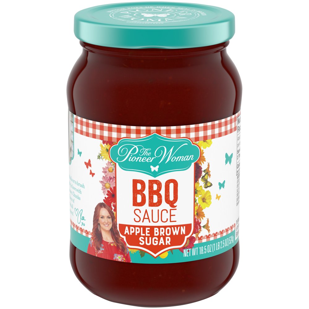 The Pioneer Woman Apple Brown Sugar BBQ Sauce, 18.5 oz Jar Walmart