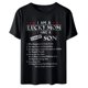 thumbnail image 4 of Camiseta de manga corta con estampado de letras y cuello redondo suelto a la moda de verano para mujer Pompotops hfajkhk134019, 4 of 4